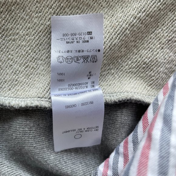 THOM BROWNE Gray 4-Bar Hoodi - Picture 6 of 6